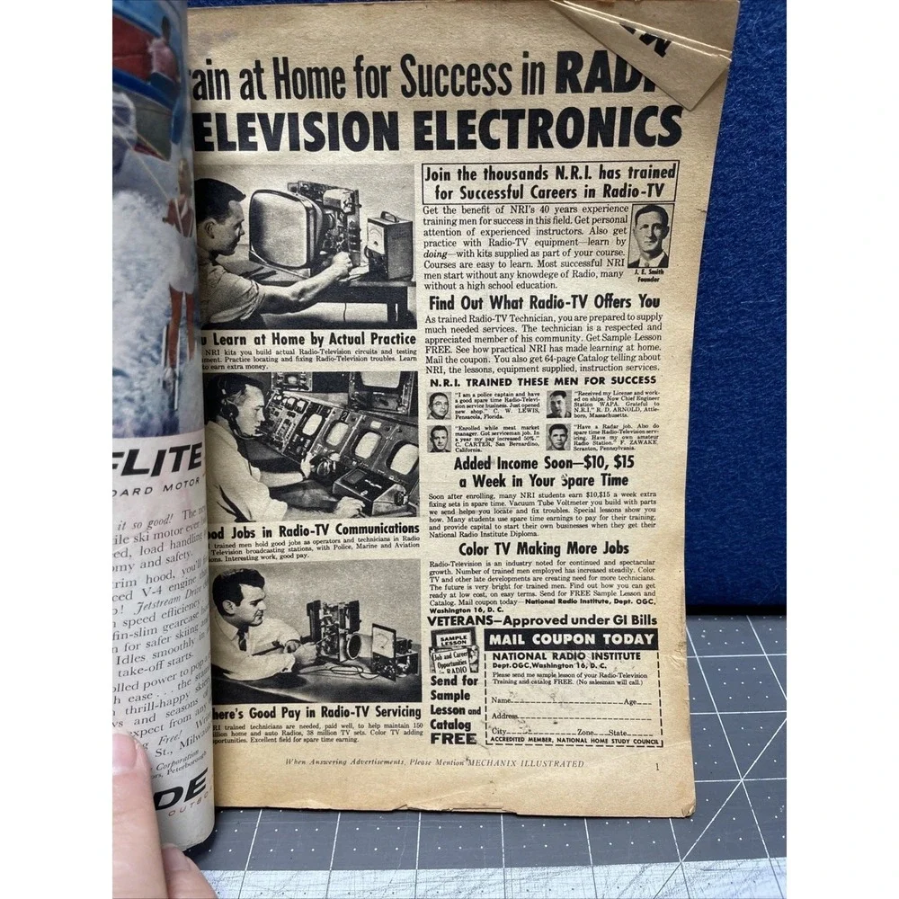 1960 July, Mechanix Illustrated Magazine, Tips From Expert Skin-Diving